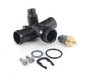 ES#2770993 - 06D121132Ckt1 - Cooling Flange Replacement Kit - Cure the common coolant leak coming from the back of your engine compartment - Genuine Volkswagen Audi - Audi