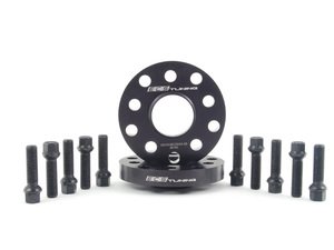 ES#2748261 - ECS40255571WBKT -  ECS Wheel Spacer And Bolt Kit - 20mm With Black Ball Seat Bolts - Comes with everything you need to install spacers on two wheels - ECS - Audi Volkswagen