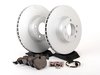 ES#2763160 - 34116757746KT10 - Front Brake Service Kit - Featuring ECS V5 coated rotors and ECS DD23 "Daily Driver" ceramic pads. - Assembled By ECS - BMW