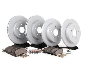 ES#2762538 - 1634230112KT11 - Front & Rear Brake Service Kit - Featuring ATE Rotors And Pads - Assembled By ECS - Mercedes Benz