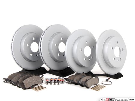 ES#2762538 - 1634230112KT11 - Front & Rear Brake Service Kit - Featuring ATE Rotors And Pads - Assembled By ECS - Mercedes Benz