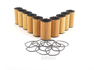 ES#514217 - 079198405 - Oil Filter Kit - Pack Of 10 - Stock up and save - Hengst - Audi Volkswagen