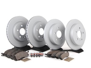 ES#2762537 - 1634230112KT10 - Front & Rear Brake Service Kit - Featuring ATE Rotors And Pads - Assembled By ECS - Mercedes Benz