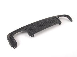 ES#2368 - 8N0807421F3FZ - S-Line Rear Valance - Satin Black - Dual exit exhaust only - Genuine Volkswagen Audi - Audi