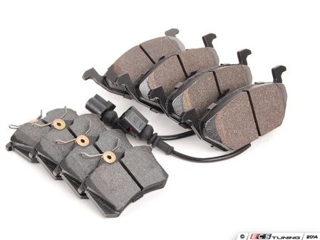 ES#2763739 - MK420PADKT -  Front & Rear Brake Pad Kit - One of the best all around composite pads - Hawk - Volkswagen