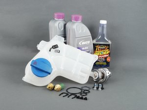 ES#2608176 - 06C121111CKT2 - Cooling System Refresh Kit - Level 2 - Replace your thermostat, temp sensors, and expansion tank after performing a proper coolant system flush! - Assembled By ECS - Audi