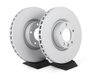 ES#2602365 - 95535140300PEKT - Performance Front & Rear Brake Service Kit - Featuring Zimmerman Z-Coated rotors and EBC YellowStuff brake pads - Assembled By ECS - Porsche