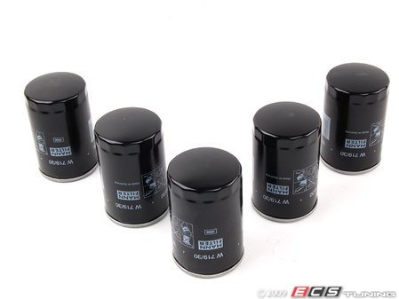 ES#1160 - W719.25 5PK - Oil Filter - Pack Of 5 - Stock up for future maintenance and save! - Mann - Audi Volkswagen