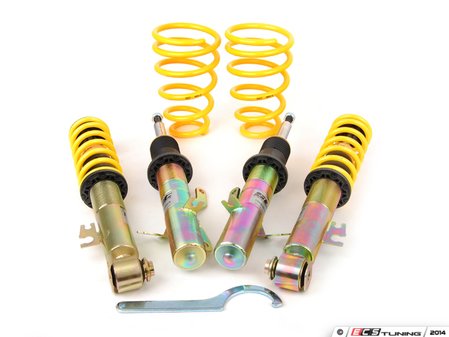 ES#3241051 - 1322000bKT - ST X Performance Coilover System - Fixed Damping 1322000B - Height adjustable with average lowering of 1.2" - 2.2" F. & 1.2" - 2.4" R : Coupe :: 1" - 2" F. & 1.2" - 2.4" R : Roadster - Suspension Techniques - MINI