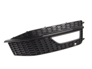 ES#2540960 - 8K0807682MZDE - Fog Light Grille - Satin/Matte Black - Right - Keep your exterior looking clean - Genuine Volkswagen Audi - Audi