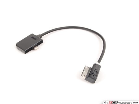 ES#2680871 - 4F0051510AC - IPod/IPhone Adapter Cable - Lightning - (NO LONGER AVAILABLE) - Listening to the music from your iDevice just got easier - Genuine Volkswagen Audi - Audi
