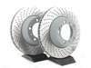 ES#2598695 - 99635240502ROKT3 - Rear Brake Service Kit - Featuring Sebro rotors and Textar brake pads - Assembled By ECS - Porsche