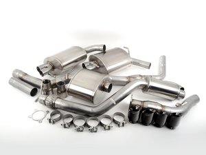 ES#2137101 - FE100040B - 3" RSC Turbo-Back Exhaust - Dual Exit Dual Tips (Diamond Black Tips) - (NO LONGER AVAILABLE) - Full turbo-back dual exit exhaust with diamond black tips - APR - 