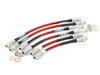 ES#1831948 - 8D0698501 - Front & Rear Exact-Fit Stainless Steel Brake Lines - Kit - DOT-compliant kit to improve pedal feel in your vehicle. - ECS - Audi