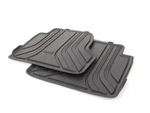 Basic Line Rubber Floor Mat Set - rear