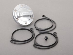 ES#2739468 - 00004400191 - Aluminum-Look Fuel Tank Cap - It's the details that count! - Genuine Porsche - Porsche