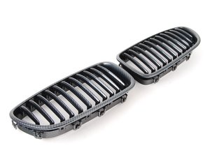 ES#2739668 - BM01-F1010-CB - blackout Grille Set - Carbon Fiber look - (NO LONGER AVAILABLE) - Add individuality and styling to your BMW in minutes - ECS - 