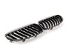 ES#2739666 - BM01-6001N-BK - Blackout Grille Set - Gloss Black - (NO LONGER AVAILABLE) - Add style and individuality to your BMW in minutes! Curved style. - ECS - 