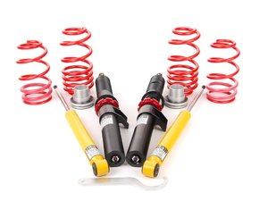 ES#9551 - 39220-1 - Premium Performance Coilover Kit - Ultra lightweight aluminum performance kit. Average lowering of 1.2"-2.3"F 1.0"-2.0"R - H&R - Audi