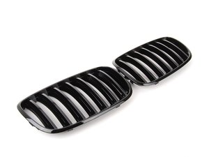 ES#2702980 - BM01-7001-BK - E71 X6 Blackout Grille Set - Gloss Black - E70  - Add style and individuality to your BMW in minutes! - ECS - BMW