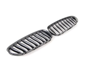 ES#2739734 - BM01-8503-CBN - blackout Grille Set - Carbon Fiber look - (NO LONGER AVAILABLE) - Add style and individuality to your BMW in minutes! - ECS - 