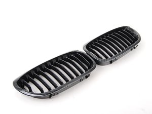 ES#1892410 - BM01-4604-CBN - Blackout Grille Set - Carbon Fiber look - (NO LONGER AVAILABLE) - Add style and individuality to your BMW in minutes! - ECS - 