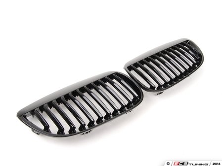 ES#2739706 - BM01-9201-BK - Blackout Grille Set - Gloss Black - (NO LONGER AVAILABLE) - Add style and individuality to your BMW in minutes! - ECS - 