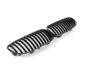 ES#2702977 - BM01-9210-BK - Blackout Grille Set - Gloss Black  - Add style and individuality to your BMW in minutes! - ECS - BMW