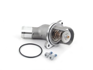 ES#2762251 - 06C121111EKT1 - Thermostat Replacement Kit - Maintain proper operating temperature with a new thermostat, housing and hardware - Assembled By ECS - Audi