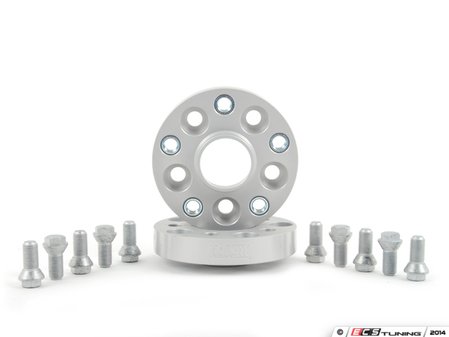 ES#1275 - 502555711 - TRAK+ Wheel Adapter Pair - 25mm - Bolts to your 57.1mm hub with supplied bolts which allows you to reuse your factory lug bolts! - H&R - Audi Volkswagen