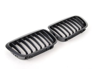 ES#1892393 - BM01-4601-CBN - Blackout Grille Set - Carbon Fiber look - (NO LONGER AVAILABLE) - Add style and individuality to your E46 in minutes! - ECS - 