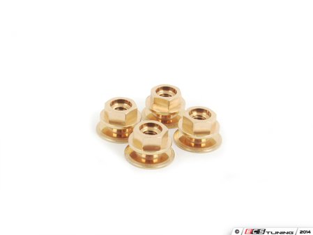ES#2725347 - 82792354857 - Shoulder Nuts - Set of four - (NO LONGER AVAILABLE) - Brass nuts used for replacement or for missing parts - Genuine MINI - 
