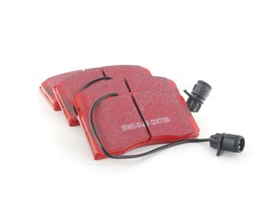 ES#520320 - DP31327C - Front RedStuff Performance Brake Pad Set - High performance street pad featuring Kevlar technology, includes wear sensors - EBC - Audi