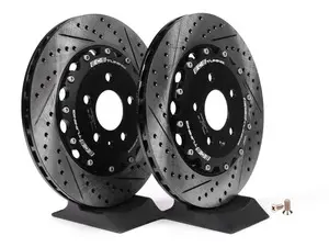 Rear 2-Piece Brake Rotors - Pair (330x22)