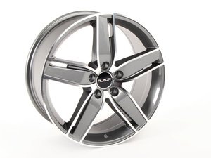 ES#2762395 - 656-1KT1 - 18" Style 656 Wheels - Set Of Four - (NO LONGER AVAILABLE) - 18"x8" ET35 66.6CB 5x112 Gunmetal/Machined Face - Alzor - 