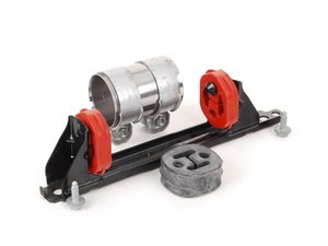ES#2952083 - 1K0253141NKT1 - Center Muffler Installation Kit - Everything you need for a quick and easy install - Genuine Volkswagen Audi - Volkswagen