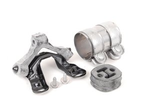 ES#2586432 - 1K0253141PKT - Rear Muffler Installation Kit - Everything you need for a quick and easy install - Genuine Volkswagen Audi - Volkswagen