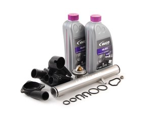 ES#2730490 - VR612VTHKWT2FKT - ECS Tuning Water Pipe Kit - Stage 3 - Includes everything in Stage 2 kit plus ECS billet aluminum water pipe in silver - Assembled By ECS - Volkswagen