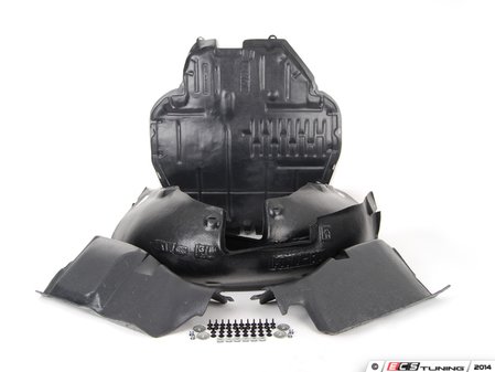 ES#2771134 - 6920349QKT2 - Weather Protection Package - Stage 2 - Includes a replacement belly pan, engine side covers, front fender liners, and necessary hardware! - Bremmen Parts - Volkswagen