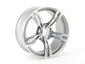 ES#2572099 - 36112283999 - F10 M5 20" M Double Spoke Style 343 Wheel - Priced Each - 20x9 ET32 CB 72.6mm. - Genuine BMW - BMW