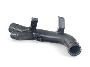 ES#1928592 - 1K0145770AJ - intercooler pipe - Plastic pipe that connects lower left intercooler hose to the throttle body hose - Genuine Volkswagen Audi - Volkswagen