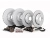 ES#2598468 - ECSE39341121-KT7 - Front And Rear Brake Service Kit - Featuring Zimmermann rotors and ECS DD23 Daily Driver ceramic pads - Assembled By ECS - BMW