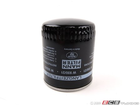 ES#578 - W930.21 - Oil Filter - Priced Each (078115561J) - Keep debris out of your oil and keep your engine running healthily - Mann - Audi Volkswagen
