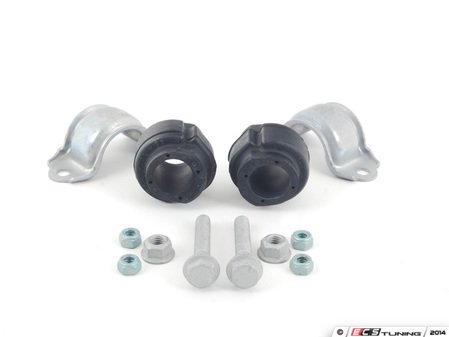 ES#2586846 - 4D0411327HOEMKT - Front Sway Bar Installation Kit - Includes new bushings, brackets and hardware - Genuine Volkswagen Audi - Audi