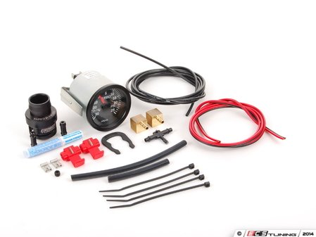 ES#2603059 - VD0BGKT2 - VDO 52mm Boost Gauge - 30in Hg/30 PSI - (NO LONGER AVAILABLE) - Includes ECS Modular PCV Boost Tap Assy. - VDO - 