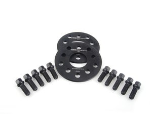 ES#2748249 - ECS#244KTWBLTKT - ECS Wheel Spacer & Bolt Kit - 8mm With Black Ball Seat Bolts - Includes everything you need to install spacers on two wheels - ECS - Audi Volkswagen