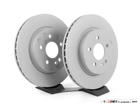 ES#2588562 - 1634210412KT7 - Front Brake Rotors - Pair - Includes left and right front brake rotors - ATE - Mercedes Benz