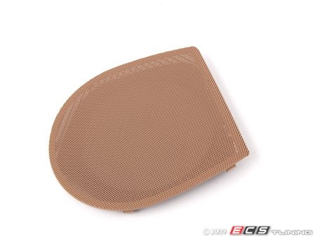 ES#120404 - 51468226497 - E46 Speaker Cover - Rear Deck - Priced Each - Hellbeige/Light Beige. Protects the speakers located in the rear deck - Genuine BMW - BMW