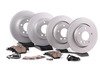 ES#2593155 - 34351164372KT3 - Front And Rear Brake Service Kit - Featuring coated rotors and ECS DD23 "Daily Driver" ceramic pads. - Assembled By ECS - BMW