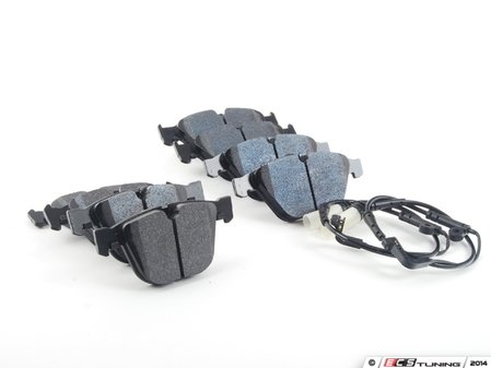 ES#2776938 - hb551b.748KT1 - Front And Rear Brake Pad Kit - Hawk HPS - Next generation high performance street brake pad offering greater stopping power and pedal feel, with very low dust and noise - Hawk - BMW